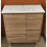 SH32-P1 PVC 750 Free Standing Ensuite Vanity Cabinet Only
